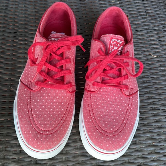 NIKE SB Red Polka Dot Stefan Janoski 11 mens 45 EUR Skateboarding Shoe - Picture 6 of 14